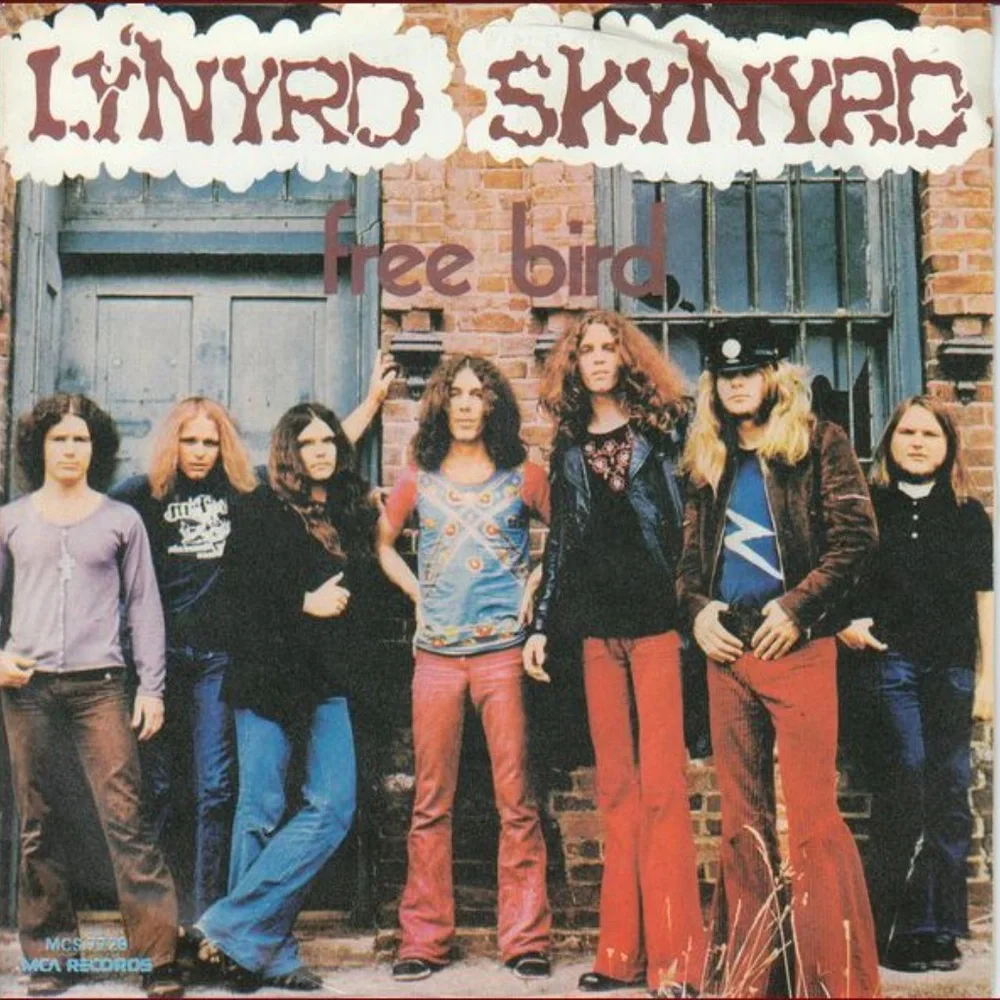 Vintage Lynyrd Skynyrd Free Bird Band Tee Black Winterland Classic Rock